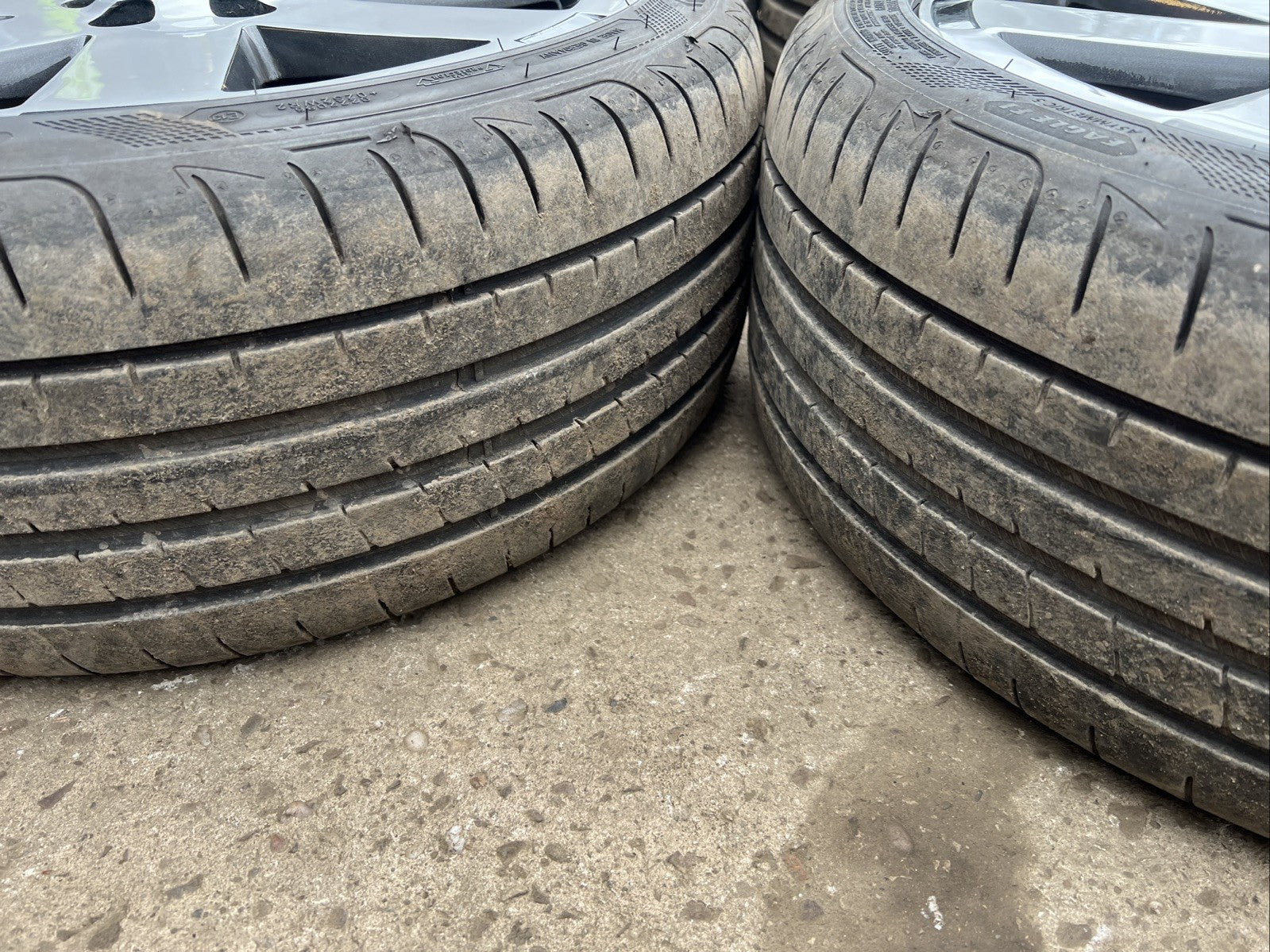 Audi TT MK1 2003 3.2 V6 5x100 18" Alloy Wheels & Tyres Set Grey TT61