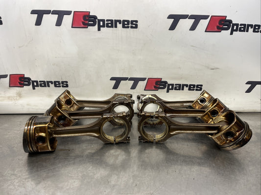 VW GOLF MK5 R32 2005-2009 3.2 V6 PETROL BUB  ENGINE PISTONS CONNECTING RODS 021E
