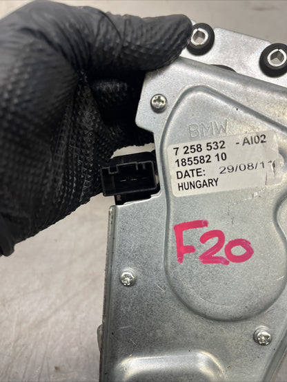 BMW 1 F20 M 135 i Rear Window Wiper Motor 7258532 18558210 2013