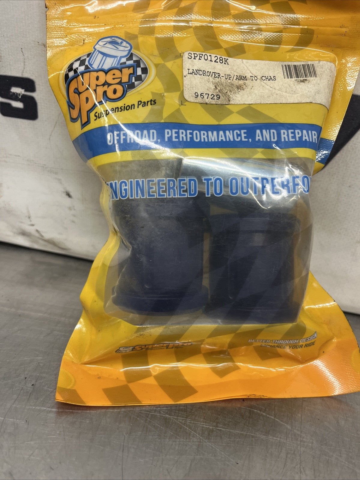 Landrover Defender 93on Rear Upper 'A' Arm Bush Kit - SuperPro Poly SPF0128K