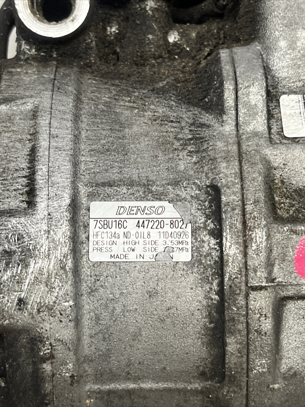 Air Conditioning Compressor BMW E39 520I-530I / 7SBU16C /  DENSO