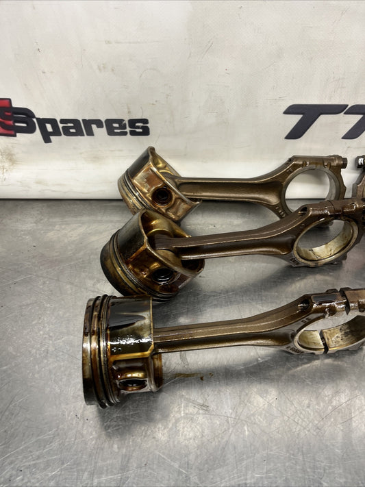 VW GOLF MK5 R32 2005-2009 3.2 V6 PETROL BUB  ENGINE PISTONS CONNECTING RODS 021E