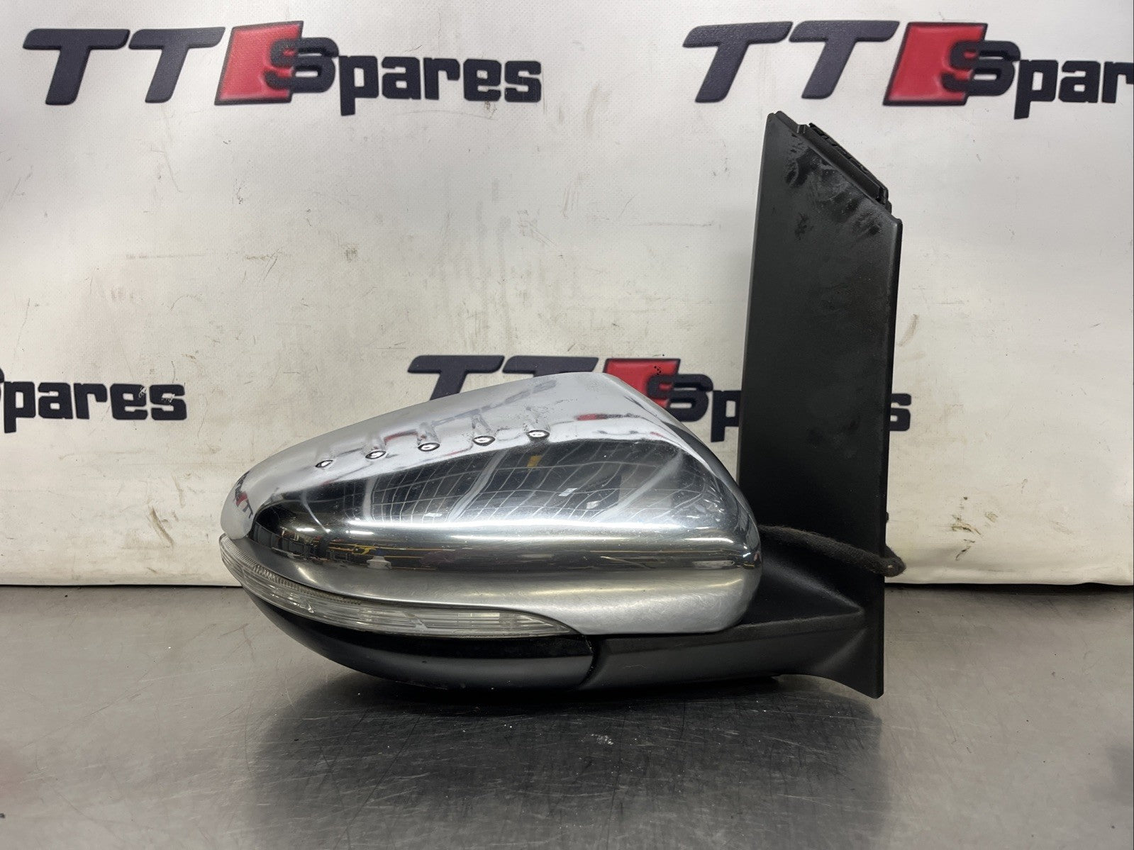 10-15 VW TOURAN 1T3 DRIVER SIDE HEATED POWER FOLD WING MIRROR CHROME