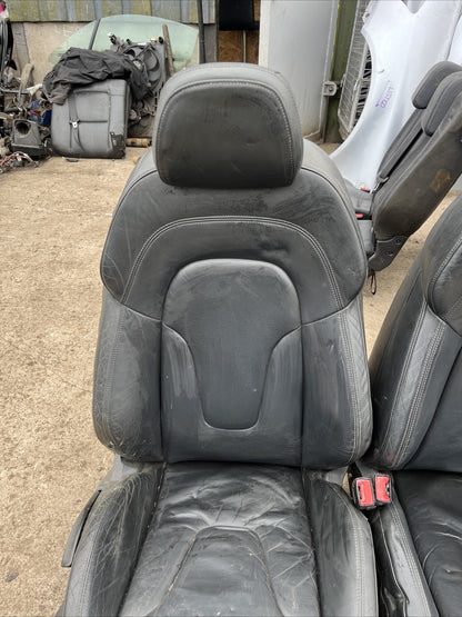 AUDI TT MK2 LEATHER SEATS FRONT x2 8J COUPE 2006-14