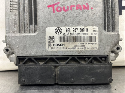 Control unit ECU for engine engine control unit VW Touran 1T3 10-15 TDI 2.0 103K