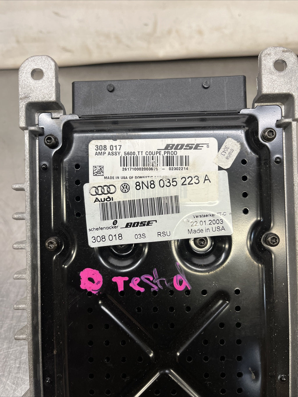  8N8035223A Audi TT MK1 Bose Amplifier 2006