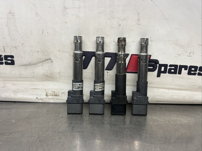 Audi TT V6 Quattro 2004 3.2 petrol ignition coil pack x4 set 0986221051