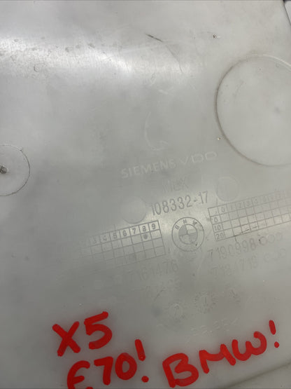 BMW X5 Series E70 Windscreen Washer Fluid Reservoir 7161477
