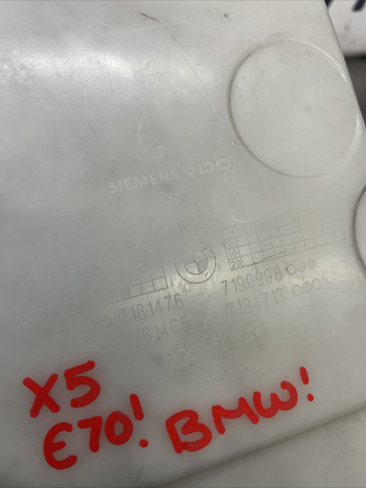 BMW X5 Series E70 Windscreen Washer Fluid Reservoir 7161477