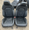 AUDI TT MK2 LEATHER SEATS FRONT x2 8J COUPE 2006-14