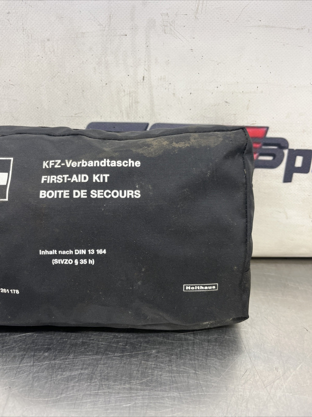 7261178 BMW Universal First Aid Emergency Medical Kit Pouch Black 