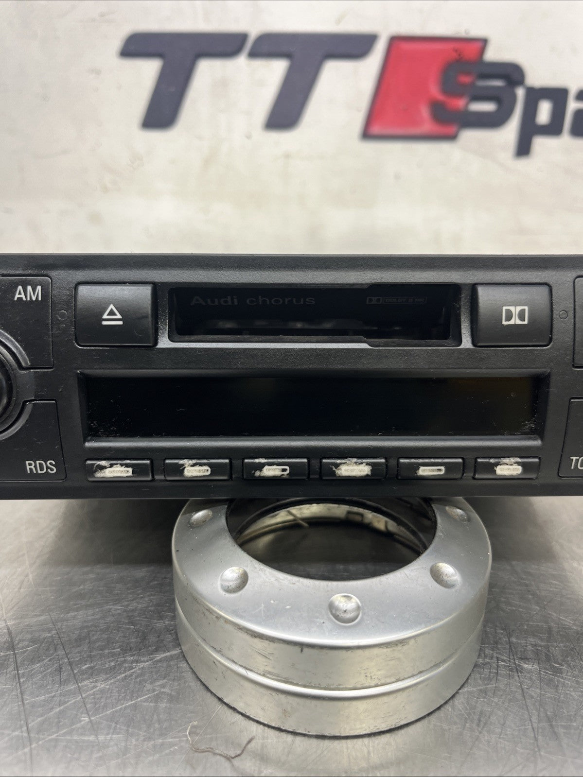 2003 AUDI TT RADIO STEREO CASSETTE PLAYER HEAD UNIT 4B0035152E #3