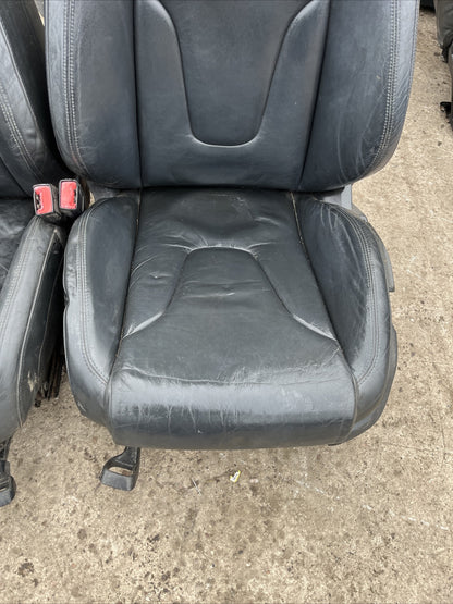 AUDI TT MK2 LEATHER SEATS FRONT x2 8J COUPE 2006-14