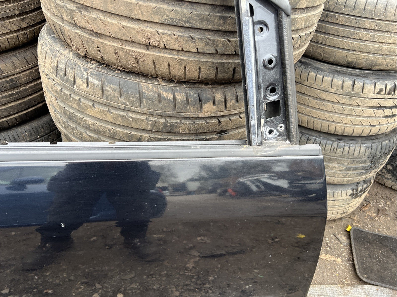 VW Touran V3 Drivers Side Front Door BLACK 2011 To 2015