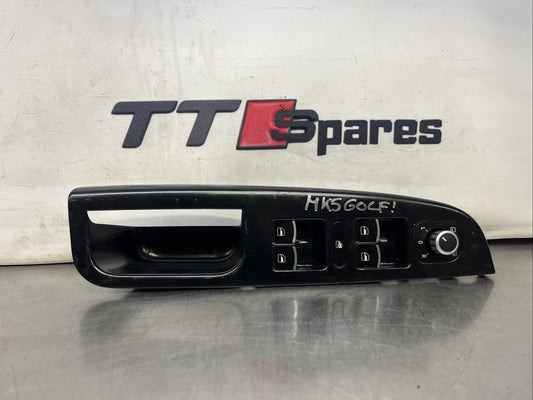 2008 VW GOLF 1.9 TDI MK5 5DR DRIVERS FRONT WINDOW SWITCH 1K4868050B
