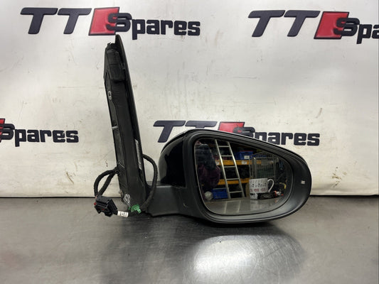 10-15 VW TOURAN 1T3 DRIVER SIDE HEATED POWER FOLD WING MIRROR CHROME