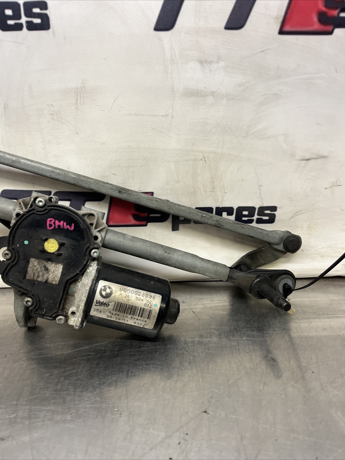 BMW 3 Series F30 2011 - 2015 Front Wiper Motor & Linkage 726750402