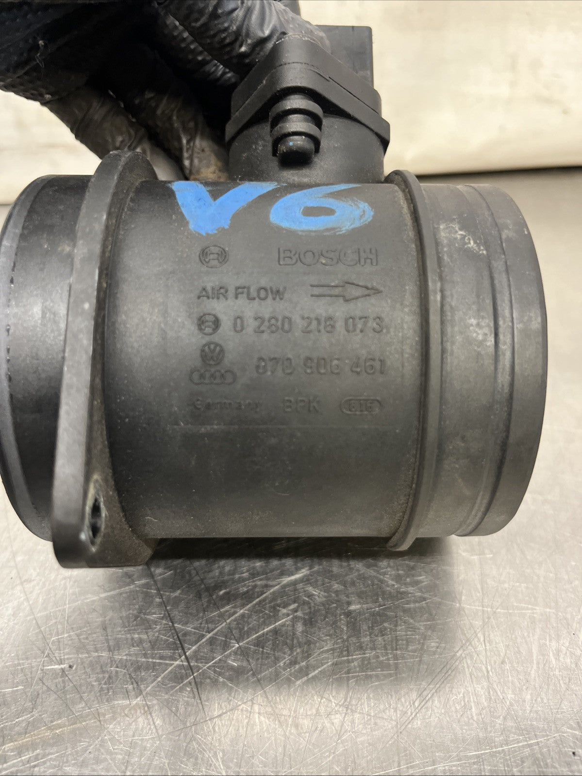 VW T5 MASS AIR FLOW SENSOR meter Metor 07d906461 0280218073