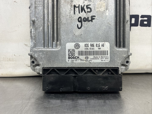 3G906016CB 02810119002005 VW GOLF 1.9 S TDI 5DR 1K MK5 BKC ENGINE ECU 