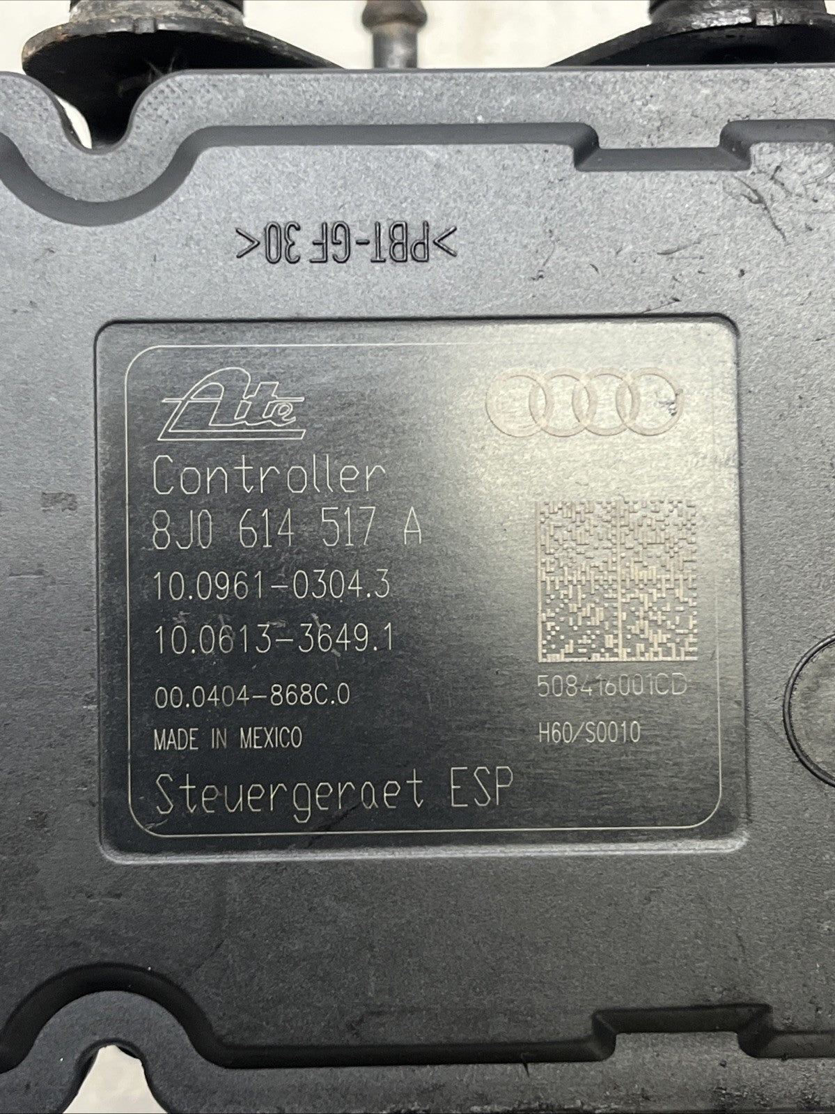 2007 AUDI TT ABS UNIT 2000PETROL 8J0614517A 10096103233 10061930251 10021202144