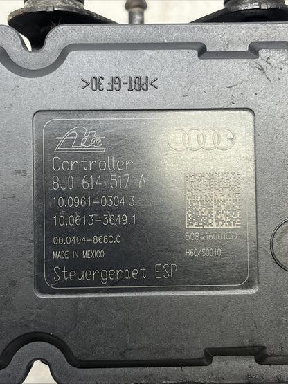 2007 AUDI TT ABS UNIT 2000PETROL 8J0614517A 10096103233 10061930251 10021202144