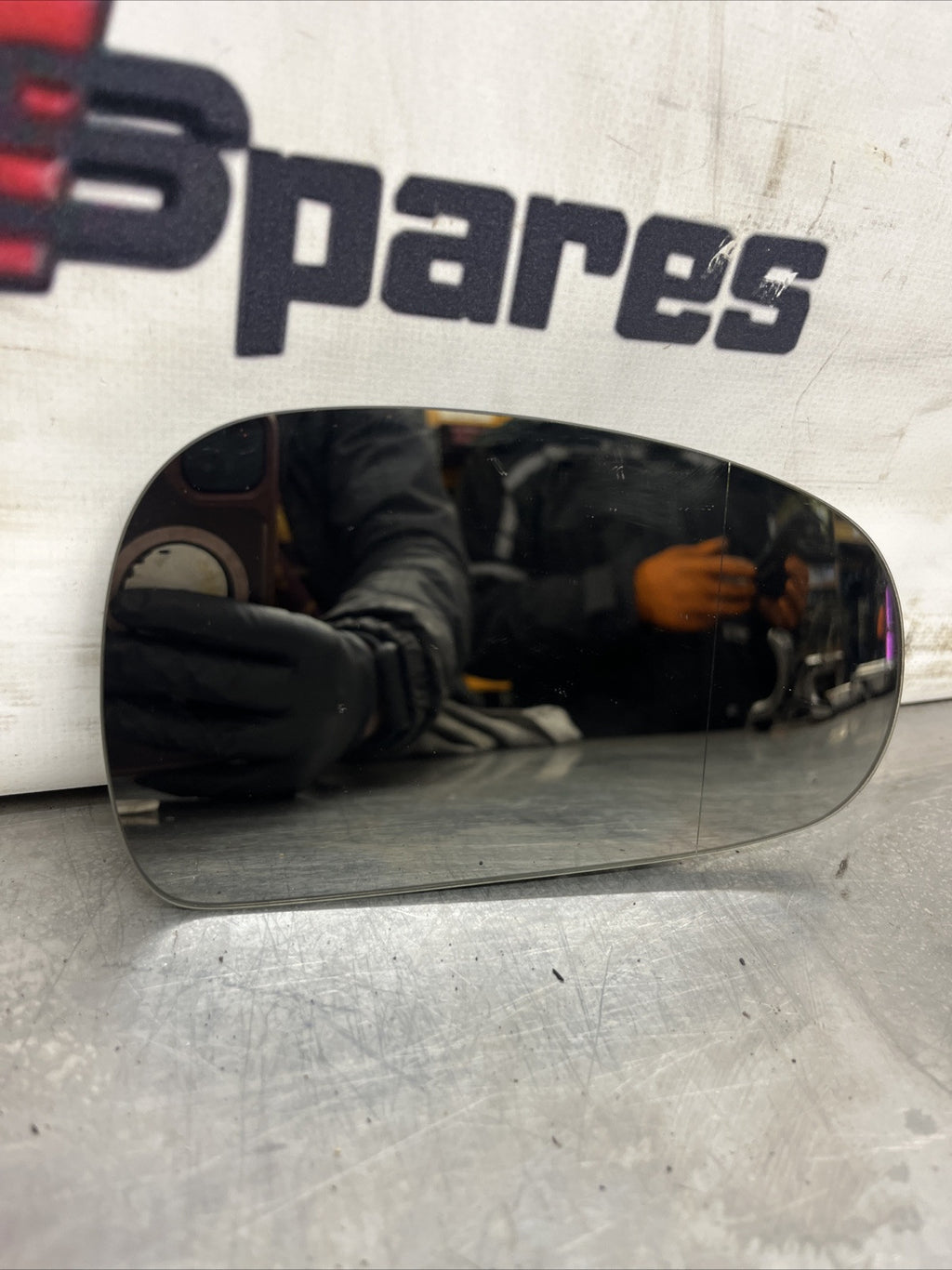 Genuine Audi TT 8N Drivers Wing Mirror Glass