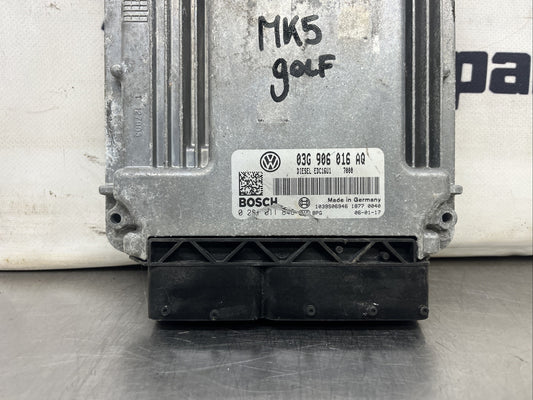 2005 VW GOLF 1.9 S TDI 5DR 1K MK5 BKC ENGINE ECU 03G906016CB 0281011900