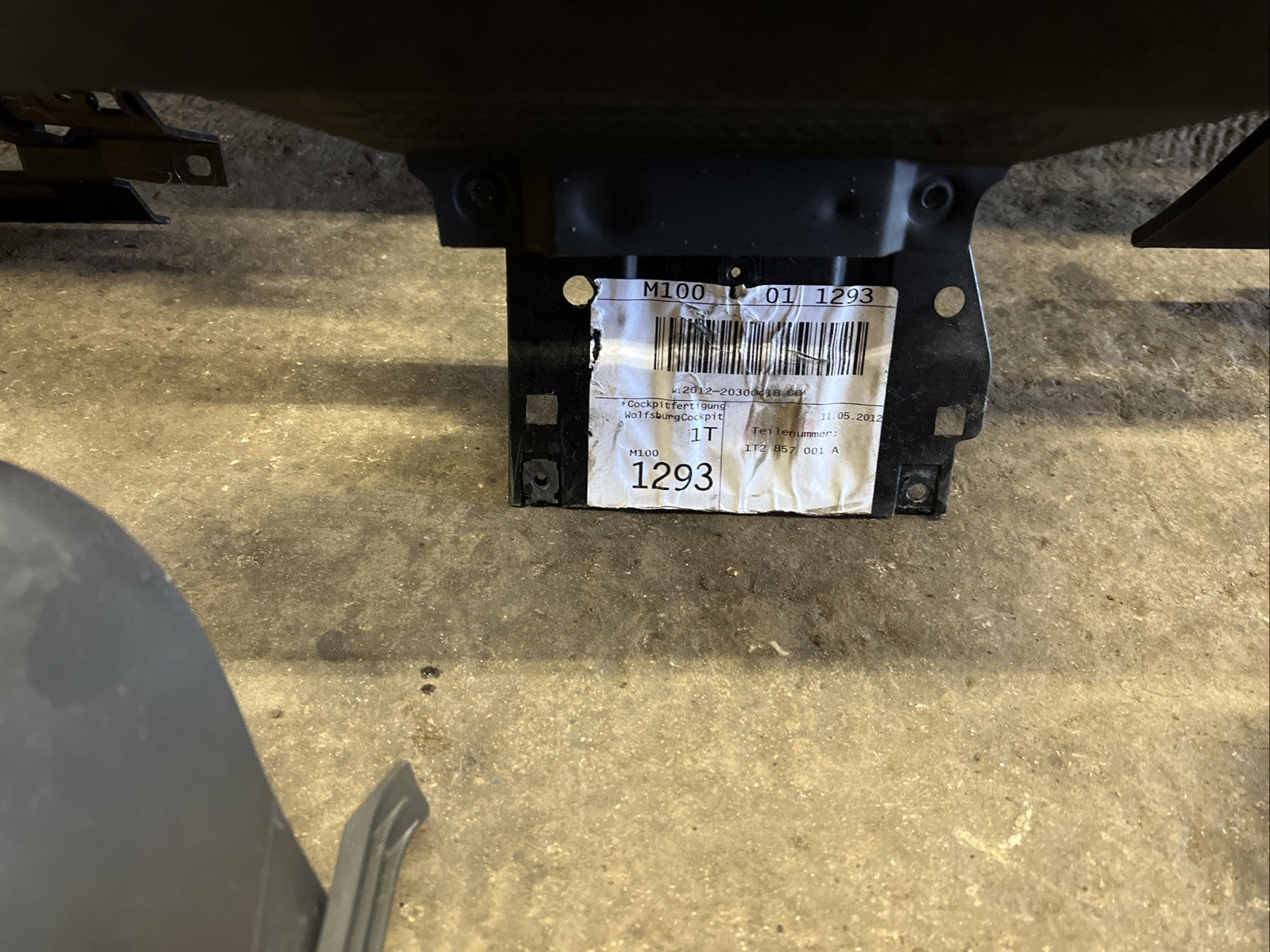 VW Touran V3 Complete Dash Conversion In Dark Grey For Caddy 2K / MK3 Upgrade
