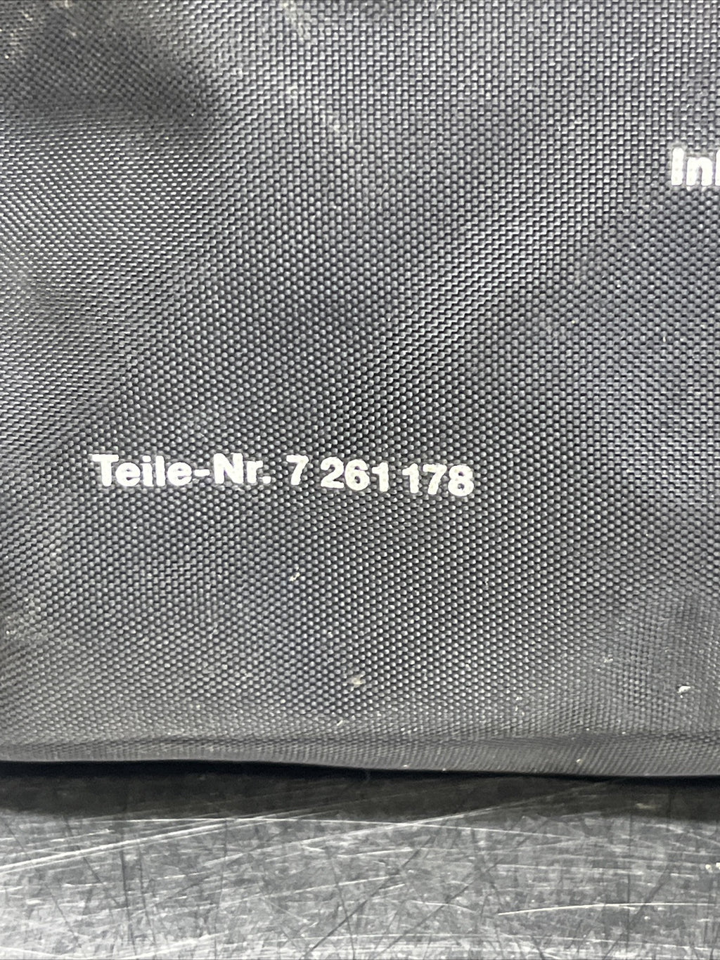 7261178 BMW Universal First Aid Emergency Medical Kit Pouch Black 