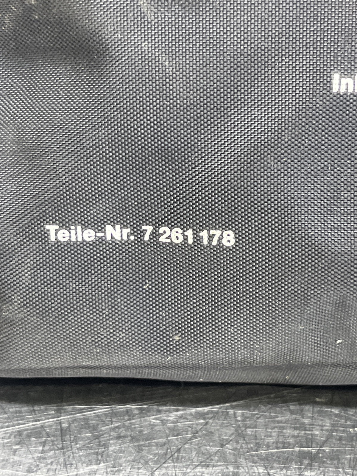 7261178 BMW Universal First Aid Emergency Medical Kit Pouch Black 