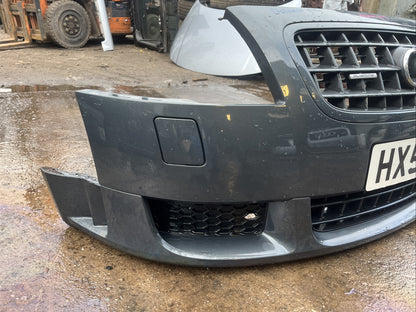 AUDI TT 8n mk1 3.2 V6 COMPLETE FRONT BUMPER + GRILLS WASHER JETS MAURITIUS BLUE