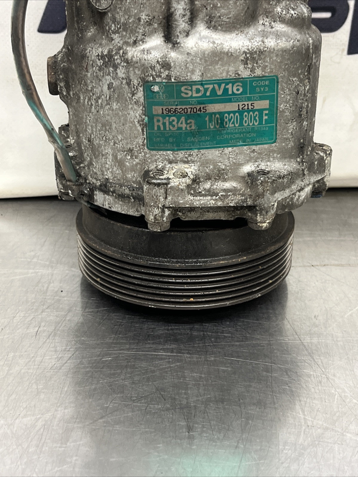 VW Audi Golf MK4 Bora TT Leon AC Air Con Compressor Pump 1J0820803F SD7V16