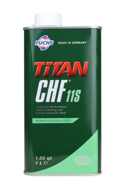 Fuchs Titan CHF 11S VW Audi SEAT Skoda Green Power Steering Fluid Oil - 1 Litre